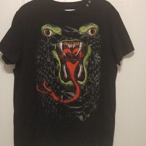 Parish  Viper Men's  Black  T-Shirt  Size Large ( 87 A )